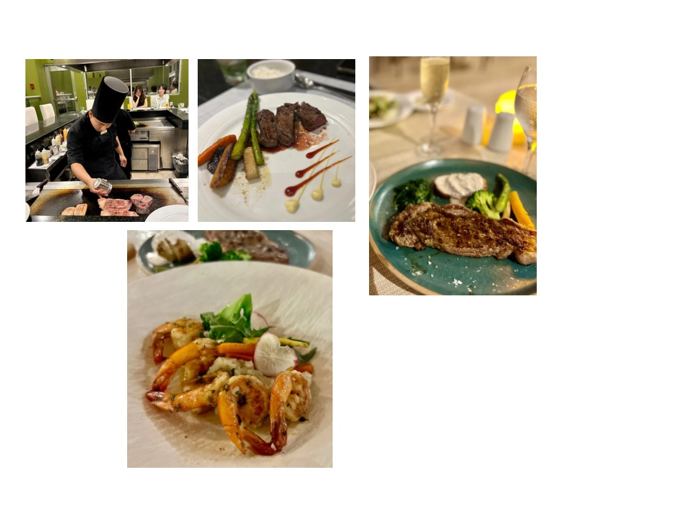 Cancun hotel dining with steakhouse food and local Mexican cuisine